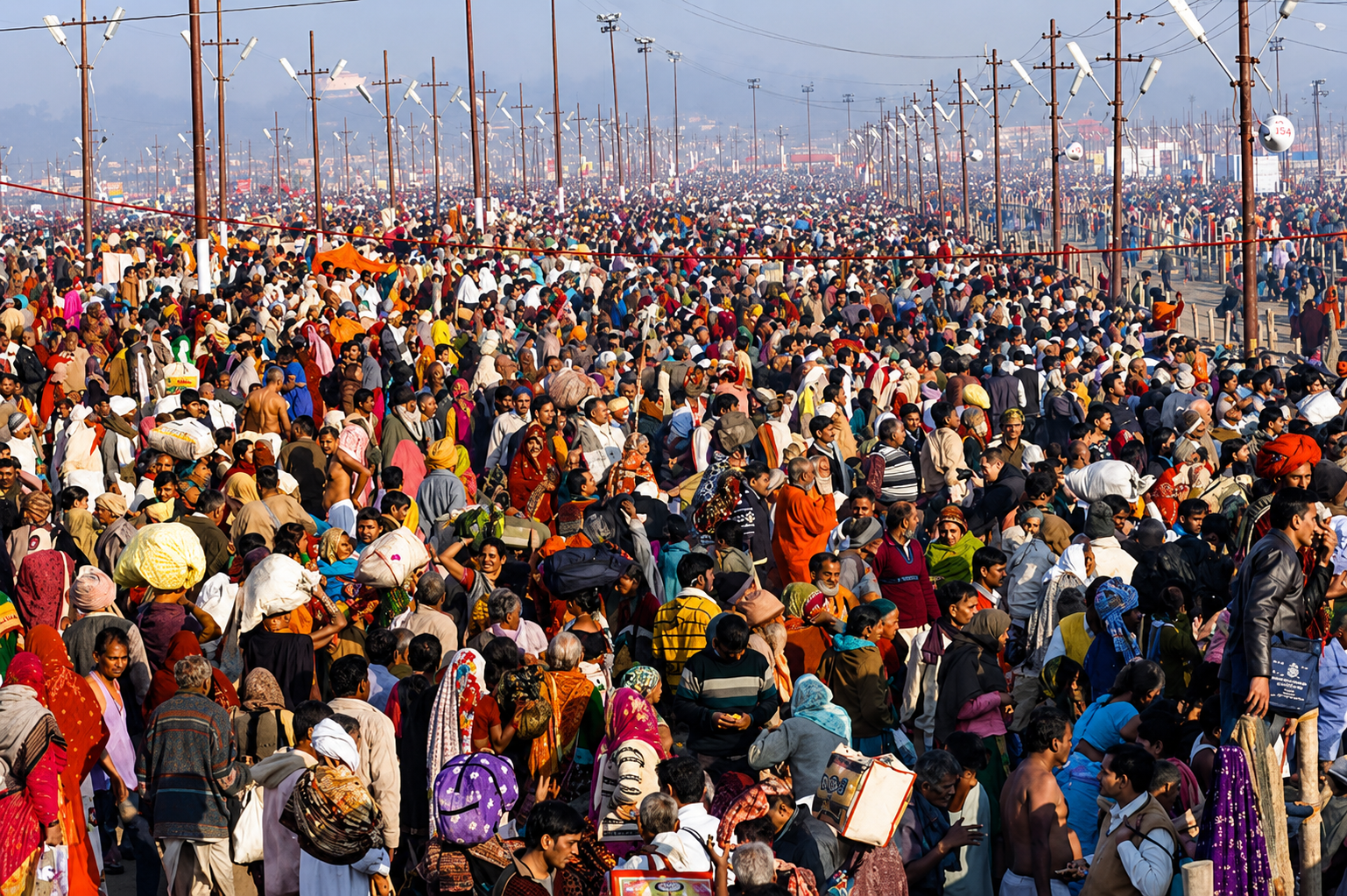 A vibrant gathering in Prayagraj