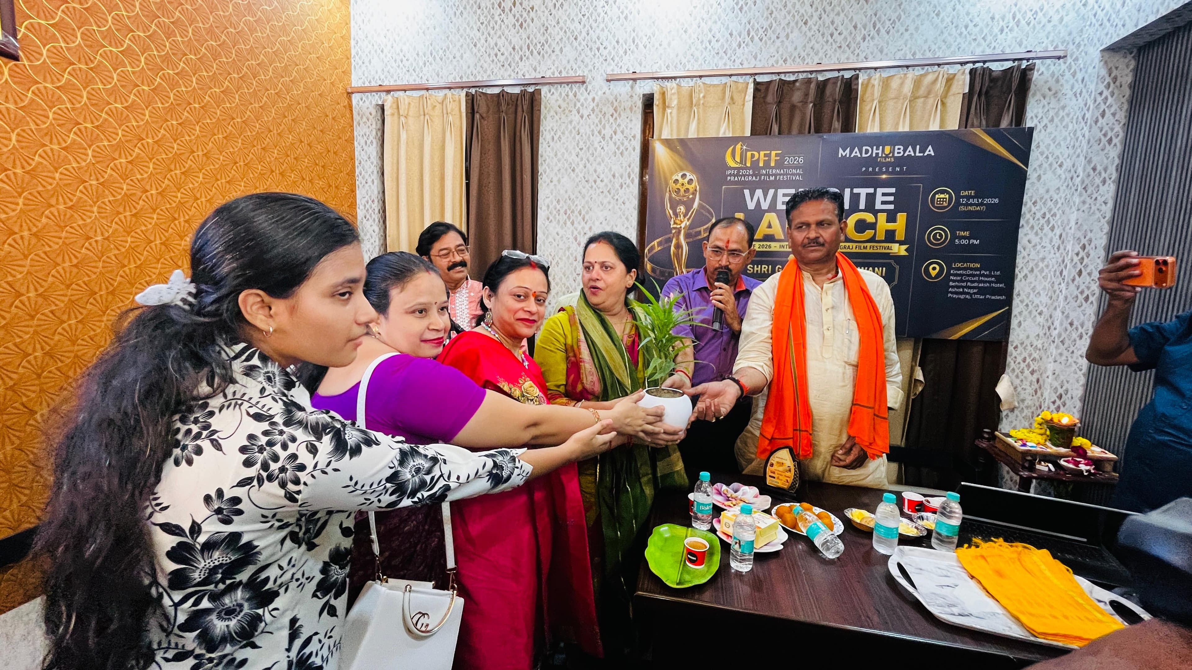 Prayagraj Mayor Ganesh Kesarwani in Wesbite Launch Program